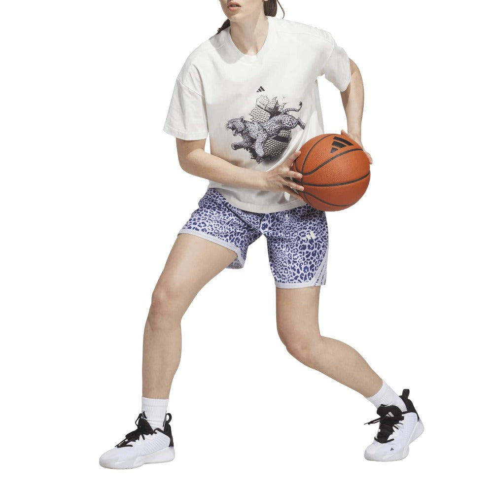 Basketball Leopard Graphic Tee