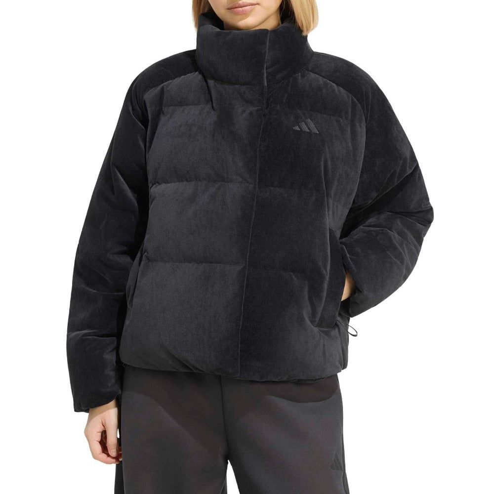 Helionic Down Puffer Velour Jacket