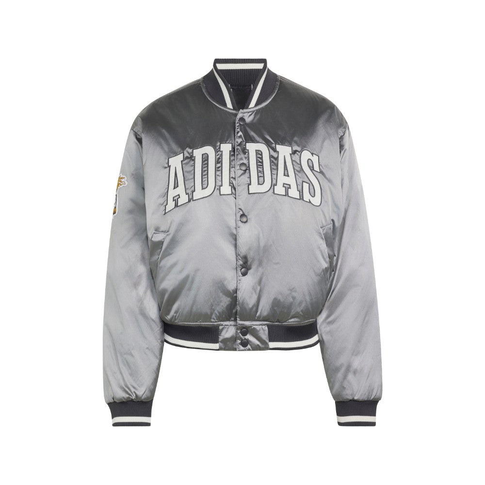 Reversible Metallic Bomber Jacket