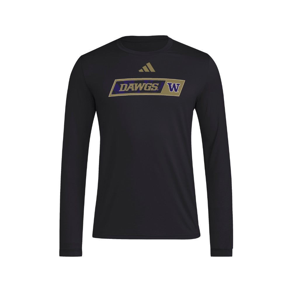 University of Washington Long Sleeve Pregame T-Shirt