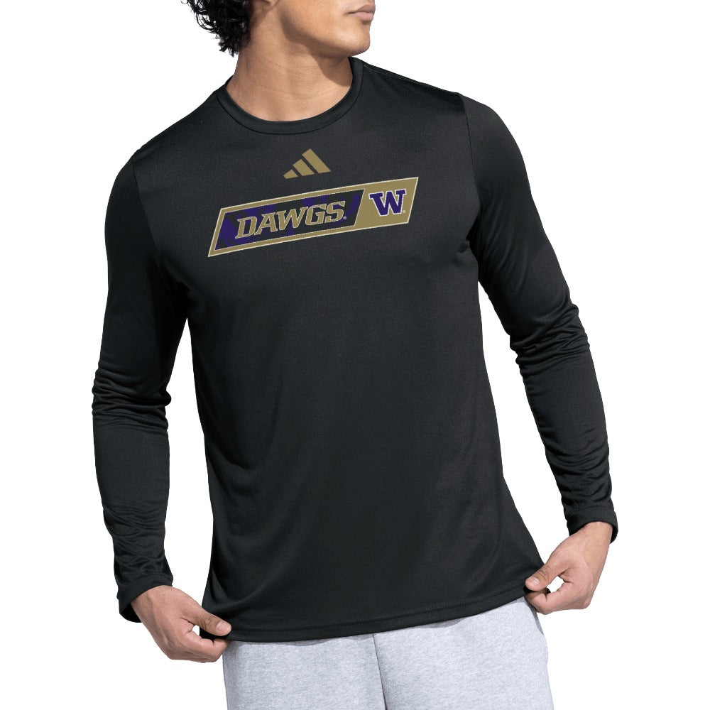 University of Washington Long Sleeve Pregame T-Shirt