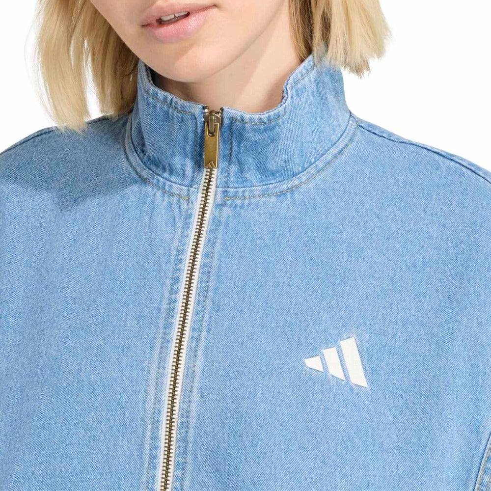 Stadium Washed Denim Loose Fit Jacket