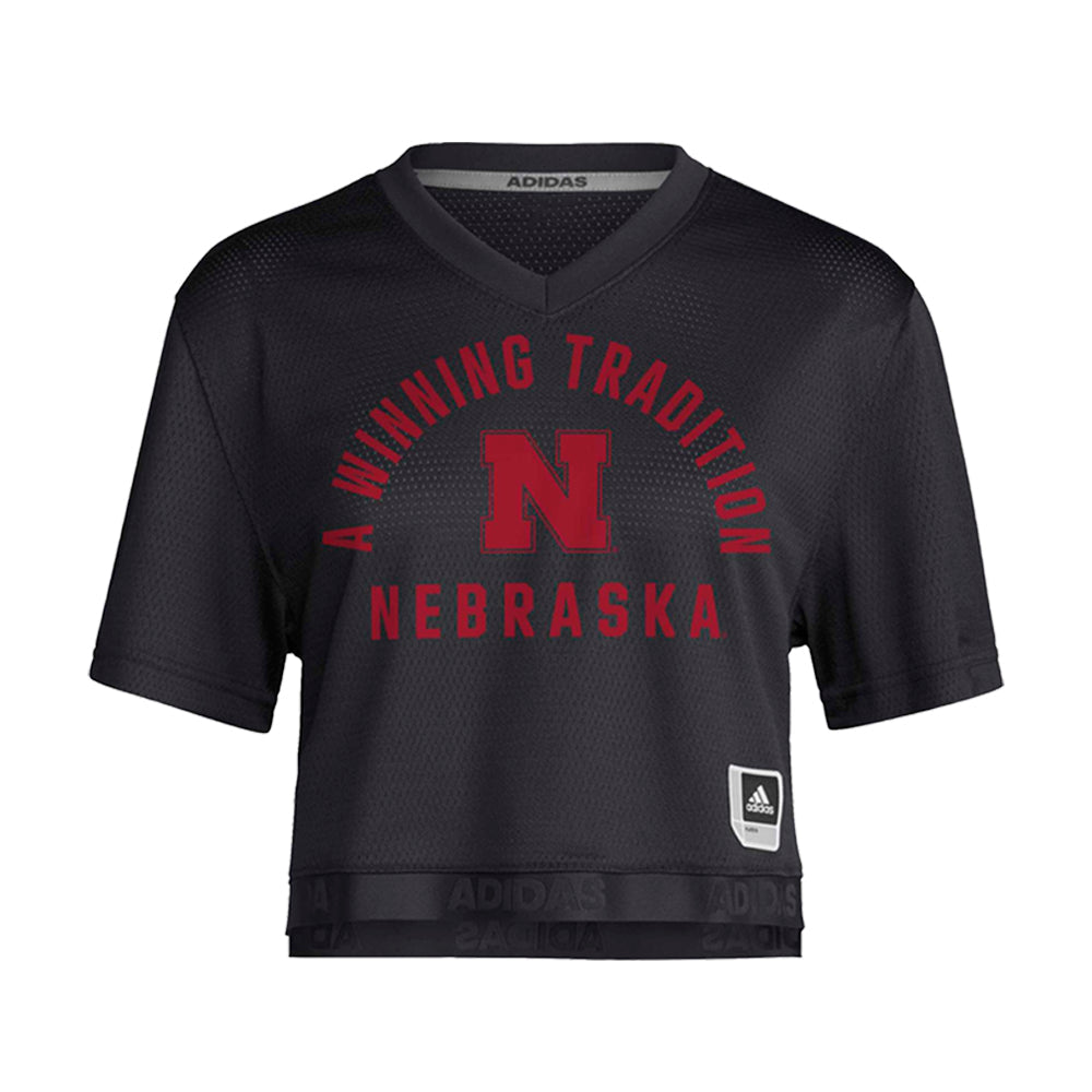 Nebraska Cornhuskers Cropped Football Jersey
