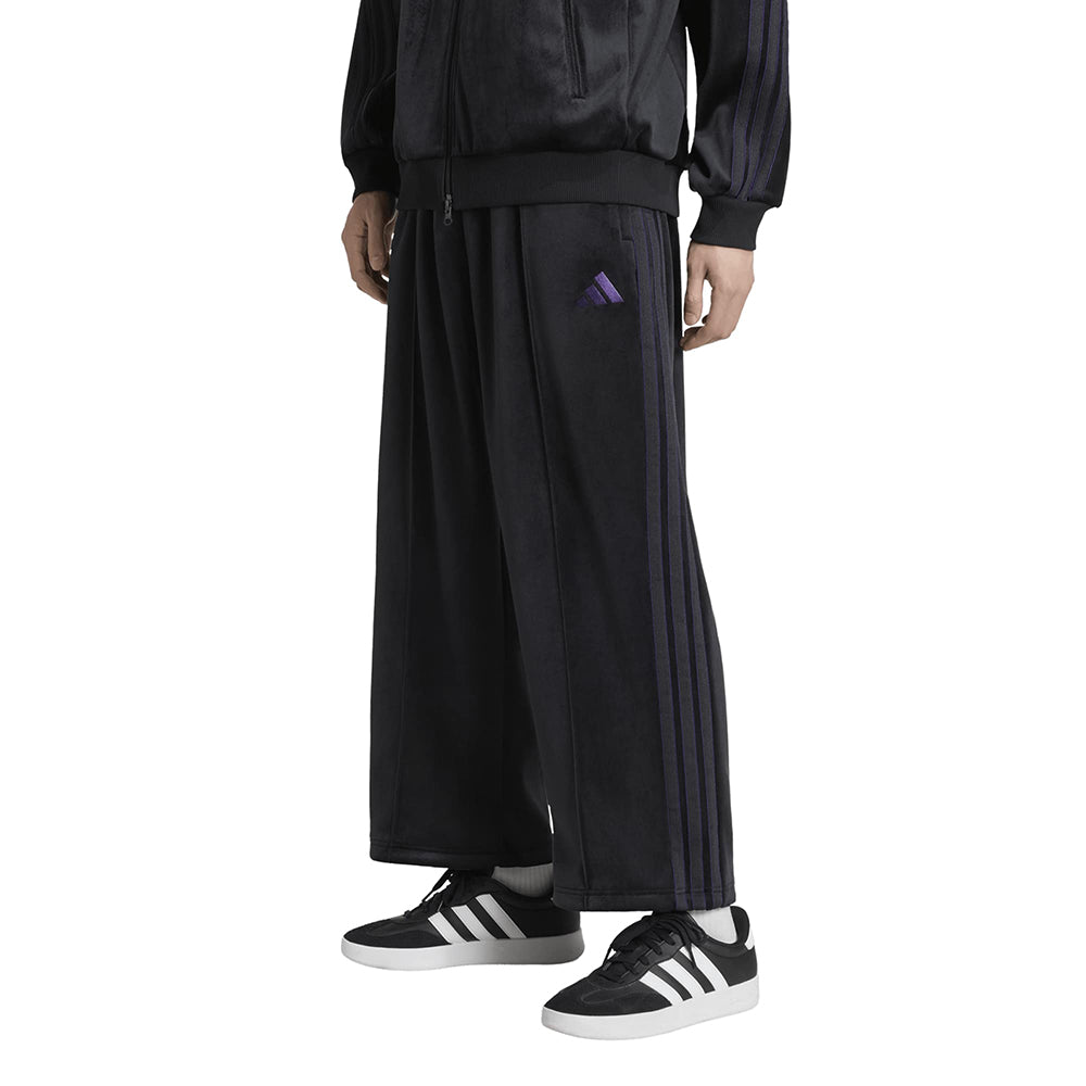 Stadium Loose Fit Velor Full Length Open Hem Trackpants