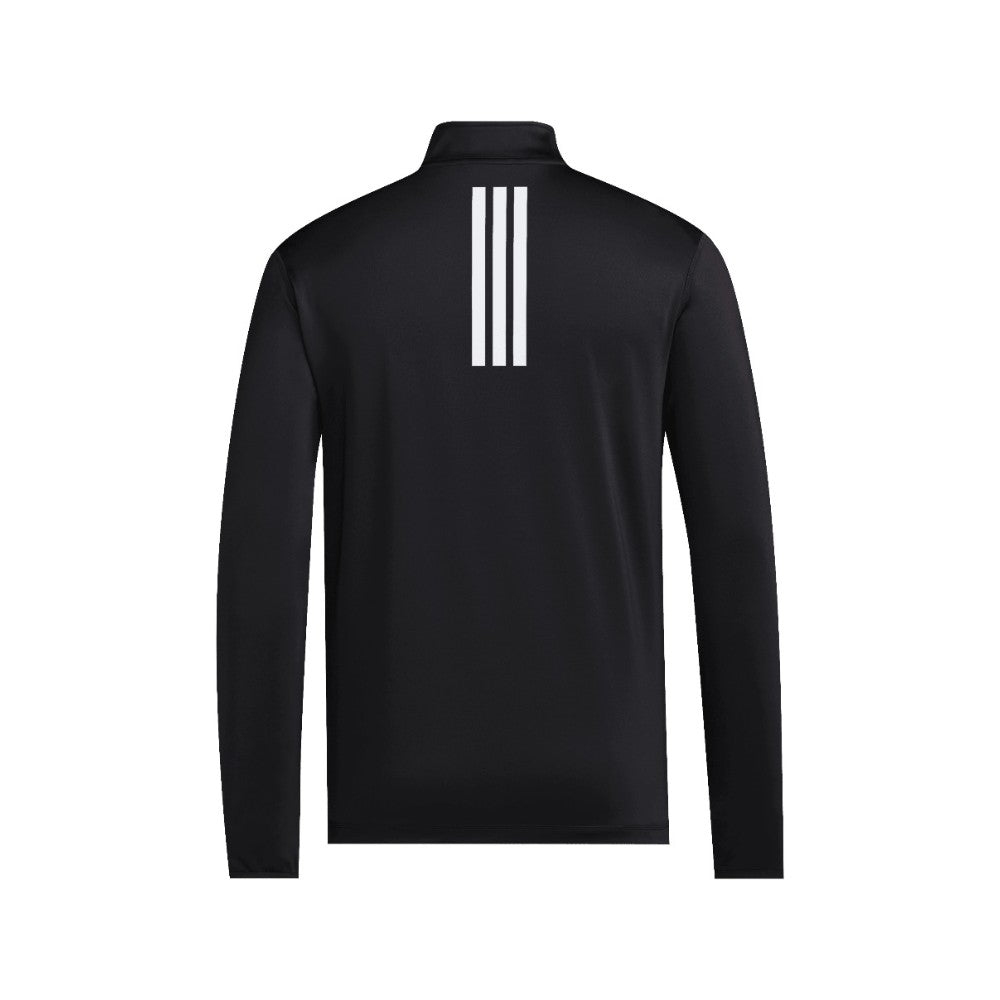 Nebraska Cornhuskers 3-Stripes Long Sleeve Quarter Zip Sweatshirt