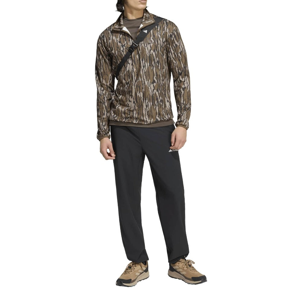 Terrex Multi CLIMAWARM Half Zip Tech Fleece Top Mossy Oak Bottomland Print