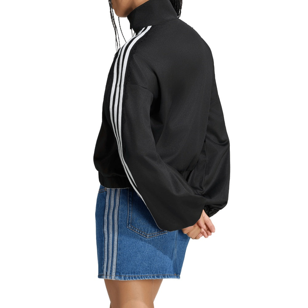 Lace Oversized Archive Track Top