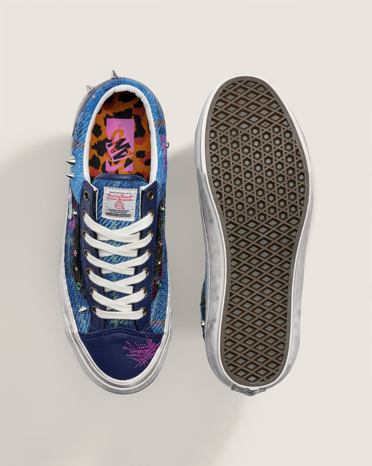 Vans LX Old Skool 36 Harris Tweed 'Blue/Multi'