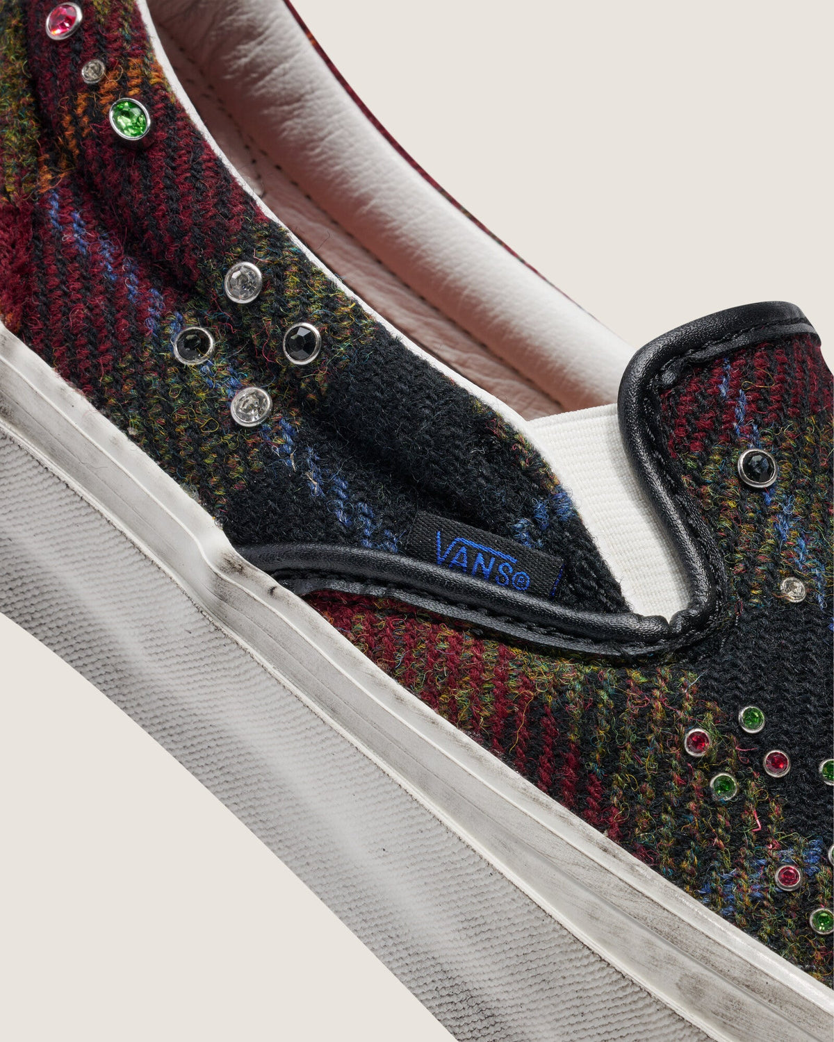 Vans LX Classic Slip-On 98 Harris Tweed 'Red/Multi'