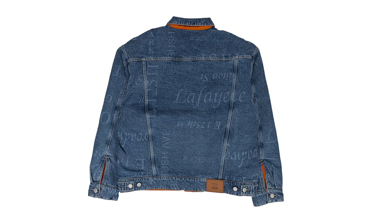MARTINE ROSE DENIM JACKET "BLUE" SU26013