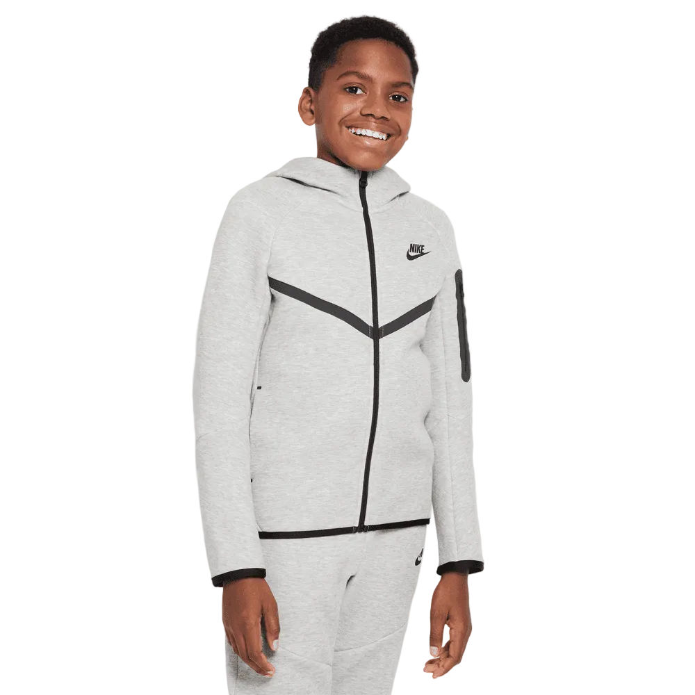 Big Kids Nike Sportswear Tech Fleece Full-Zip Hoodie