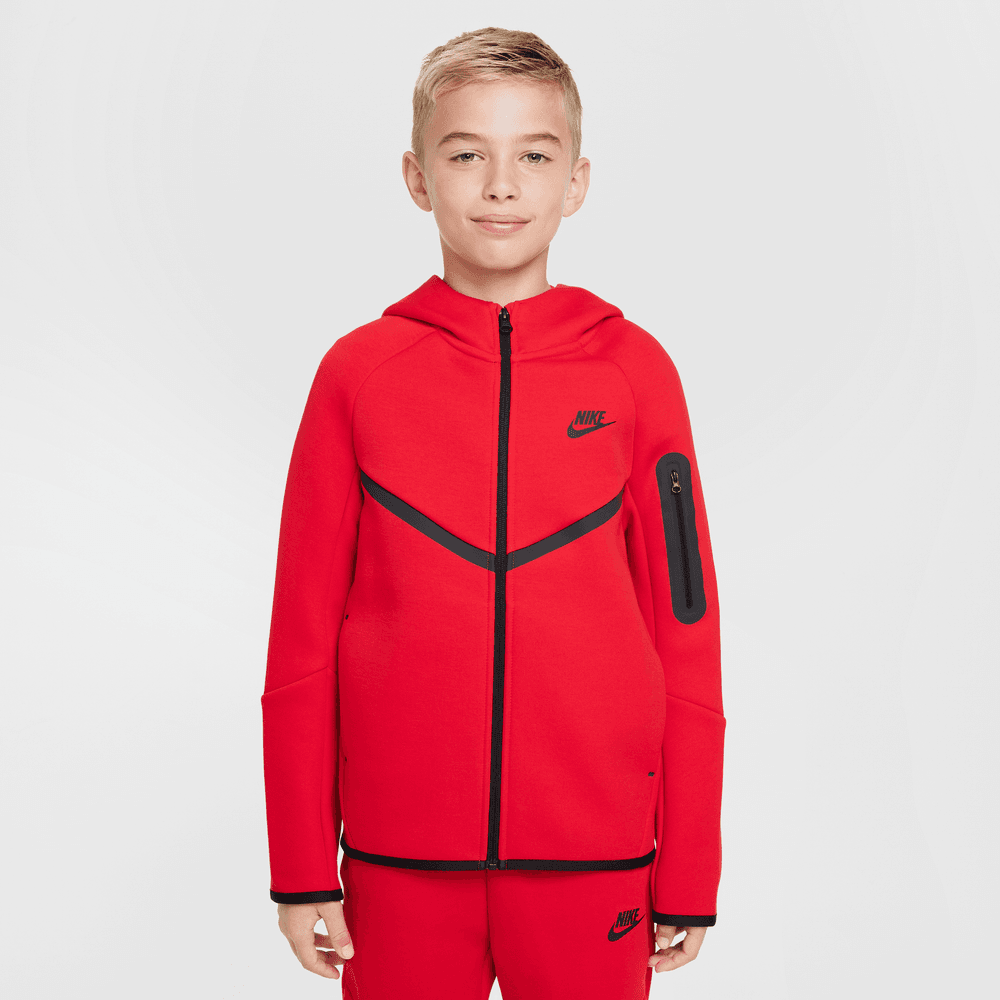 Big Kids Nike Sportswear Tech Fleece Full-Zip Hoodie