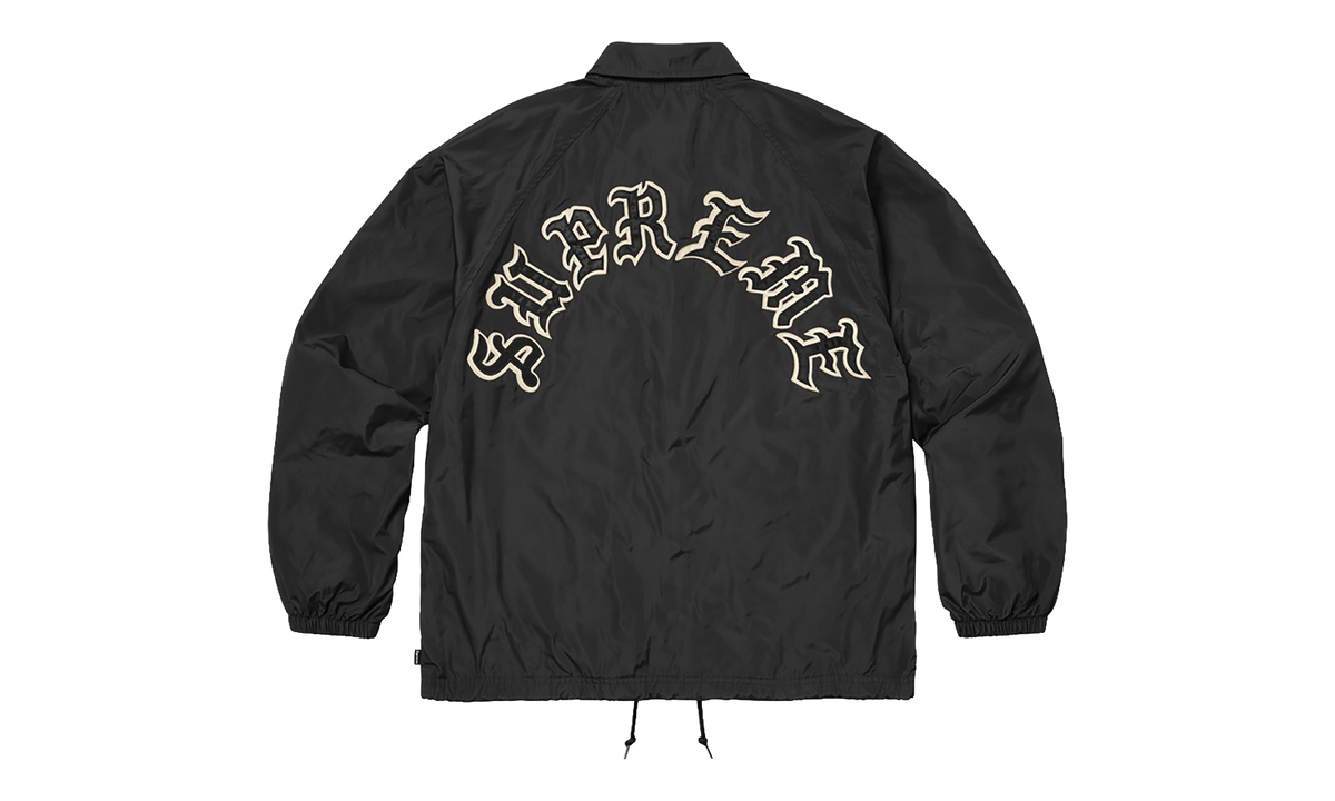 Old English Arc Coaches Jacket "FW25 - Black" SU27654