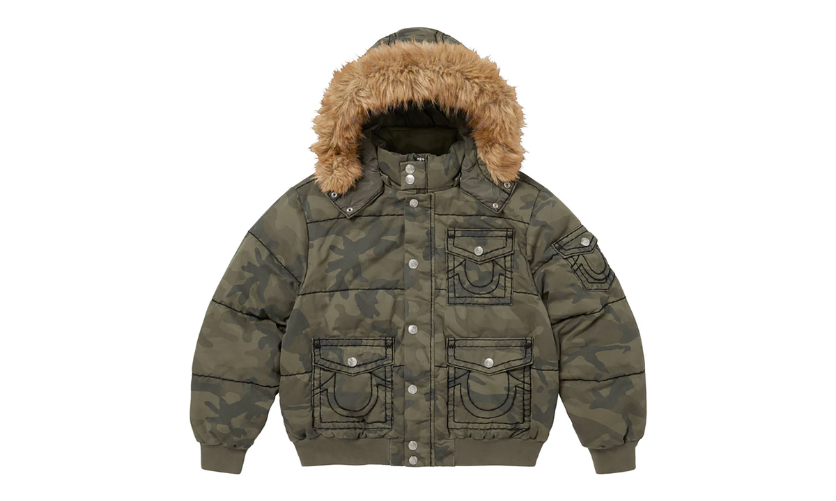 True Religion® Puffer Jacket "FW25 - Olive Camo" SU26484