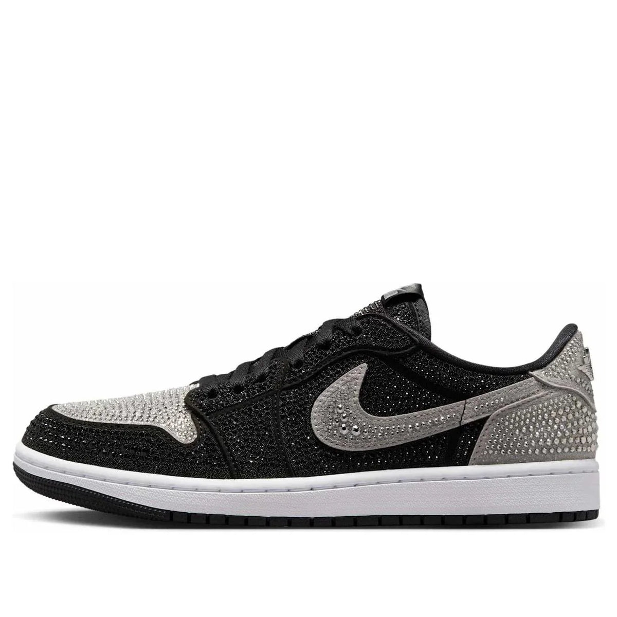HM9208 001 Air Jordan 1 Retro Low OG Swarovski Stealth (Women's)