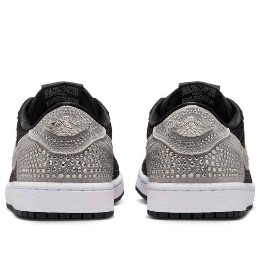 HM9208 001 Air Jordan 1 Retro Low OG Swarovski Stealth (Women's)