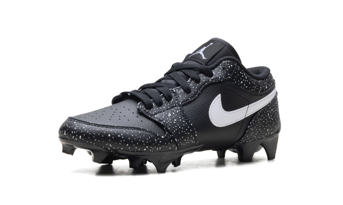 Air Jordan 1 Low TD Cleat "Black White Splatter" FJ6245 005