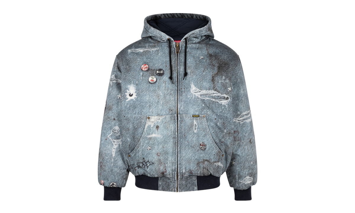 HJR Trompe L'oeil Hooded Work Jacket "FW24 - Blue" SU759