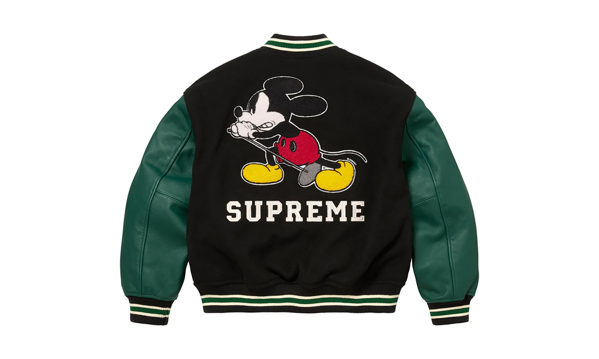 Number (N)ine Mickey Varsity Jacket "FW25 - Black" SU26190