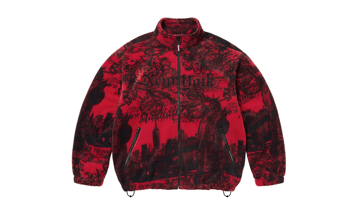 New York Fleece Jacket "FW25 - Red" SU26778