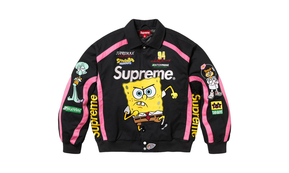 SpongeBob SquarePants Jeff Hamilton Racing Jacket "SS25 - Black" SU25376
