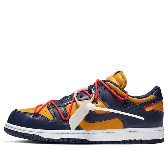 CT0856 700 Nike Dunk Low Off-White University Gold