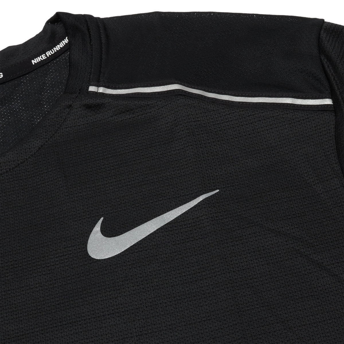 Nike Dri-FIT 1.0 Black Miler Running T Shirt