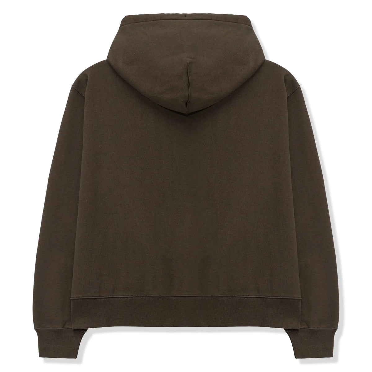 Nike x Stussy Fleece Stone Washed Dark Cinder Zip-Up Hoodie (FW25)
