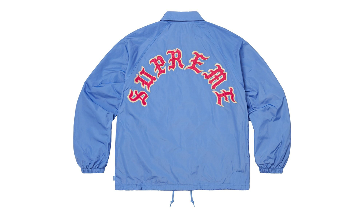 Old English Arc Coaches Jacket "FW25 - Light Blue" SU26629
