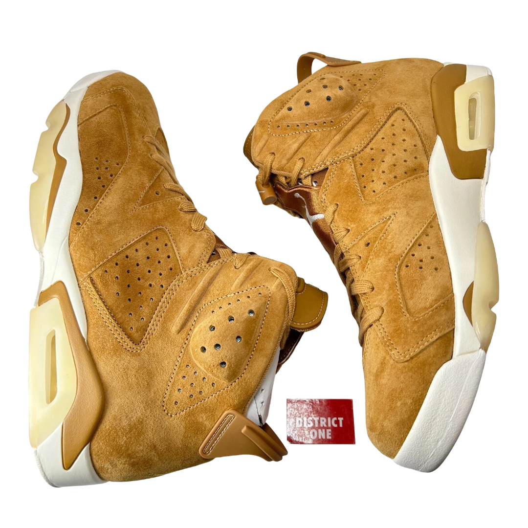 384664 705 Jordan 6 Retro Wheat - 11.5 M (Soles Yellowing)