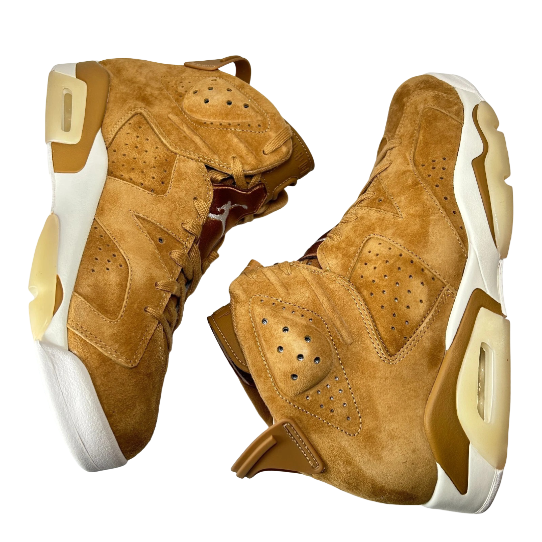 384664 705 Jordan 6 Retro Wheat - 11.5 M (Soles Yellowing)
