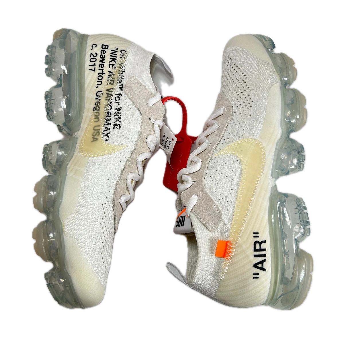 AA3831 100 Nike Air VaporMax Off-White (2018) - 8 M (Yellowing)