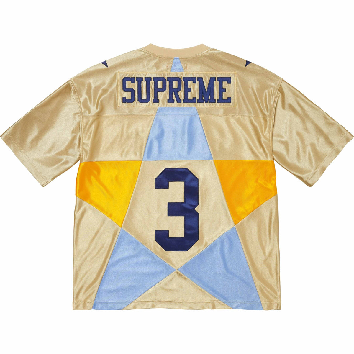 Supreme Star Football Jersey Gold