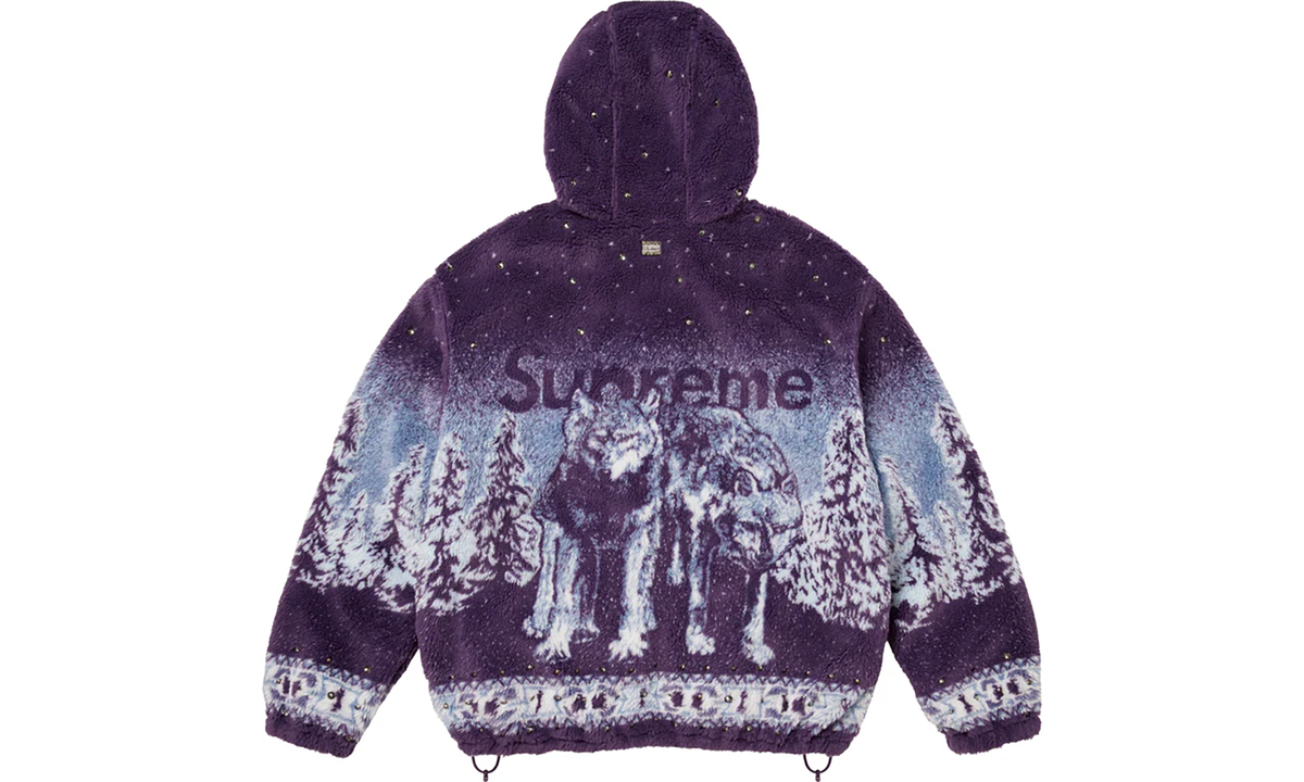 b.b. Simon Reversible Hooded Fleece Jacket "FW25 - PURPLE" SU26717