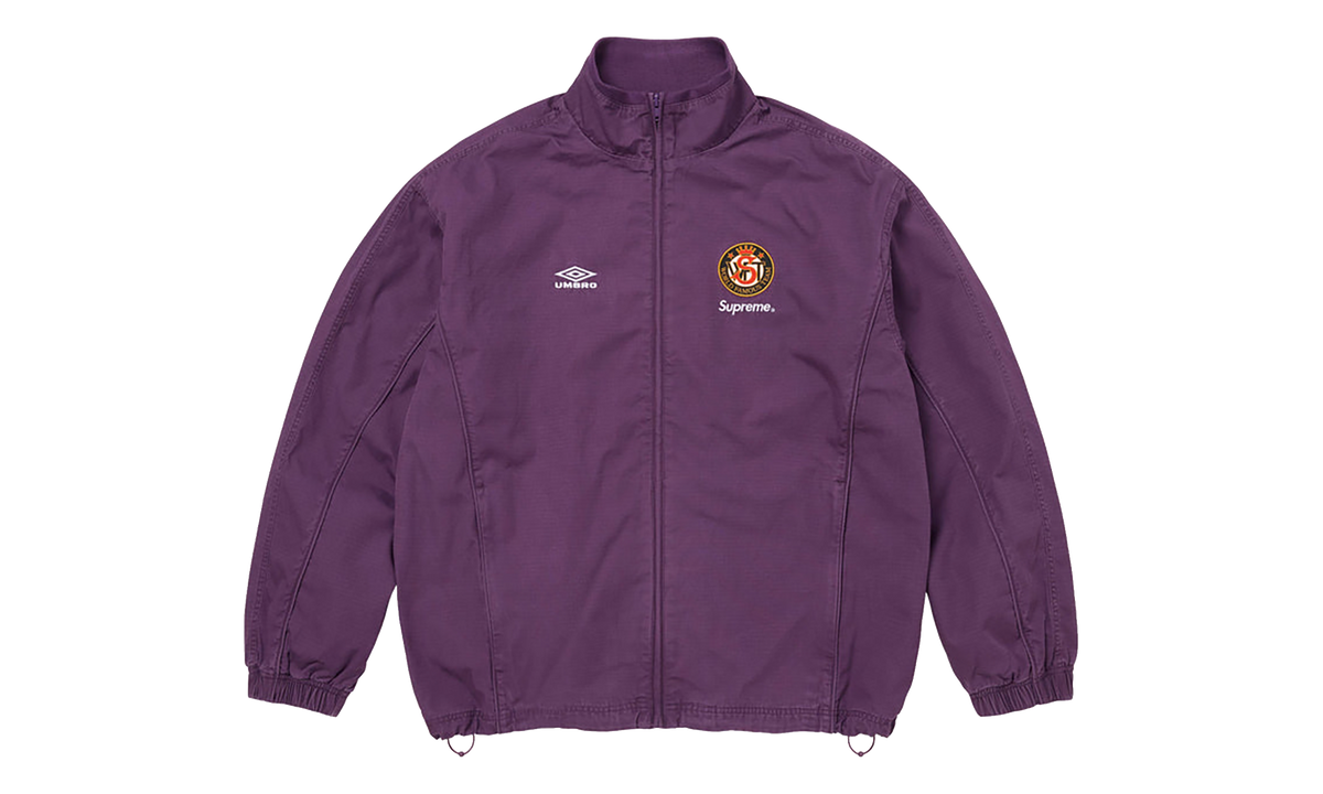 Umbro® Cotton Ripstop Track Jacket "SS26 - Plum" SU27023