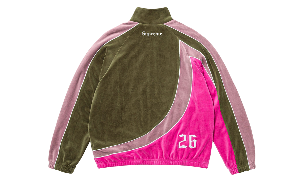 Umbro Velour Track Jacket "FW26 - Olive" SU28529