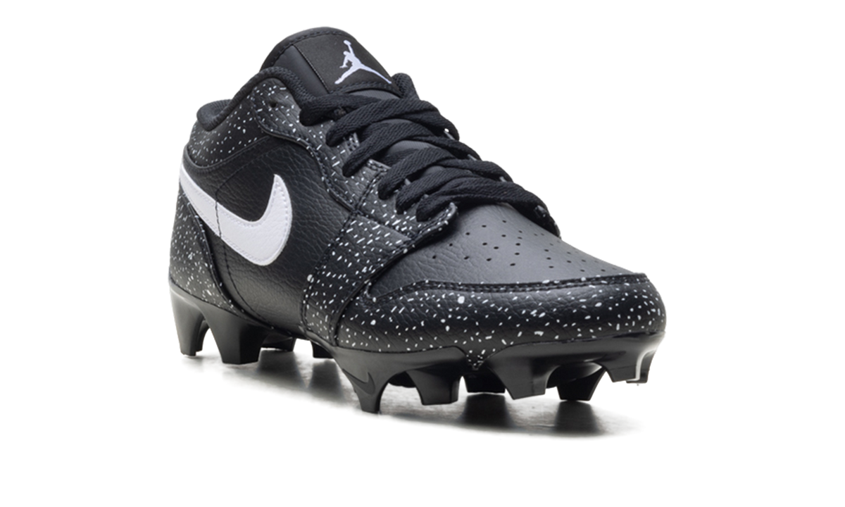 Air Jordan 1 Low TD Cleat "Black White Splatter" FJ6245 005