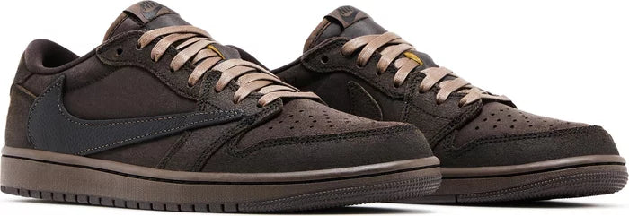 DM7866 202 Air Jordan 1 Retro Low OG SP Travis Scott Velvet Brown