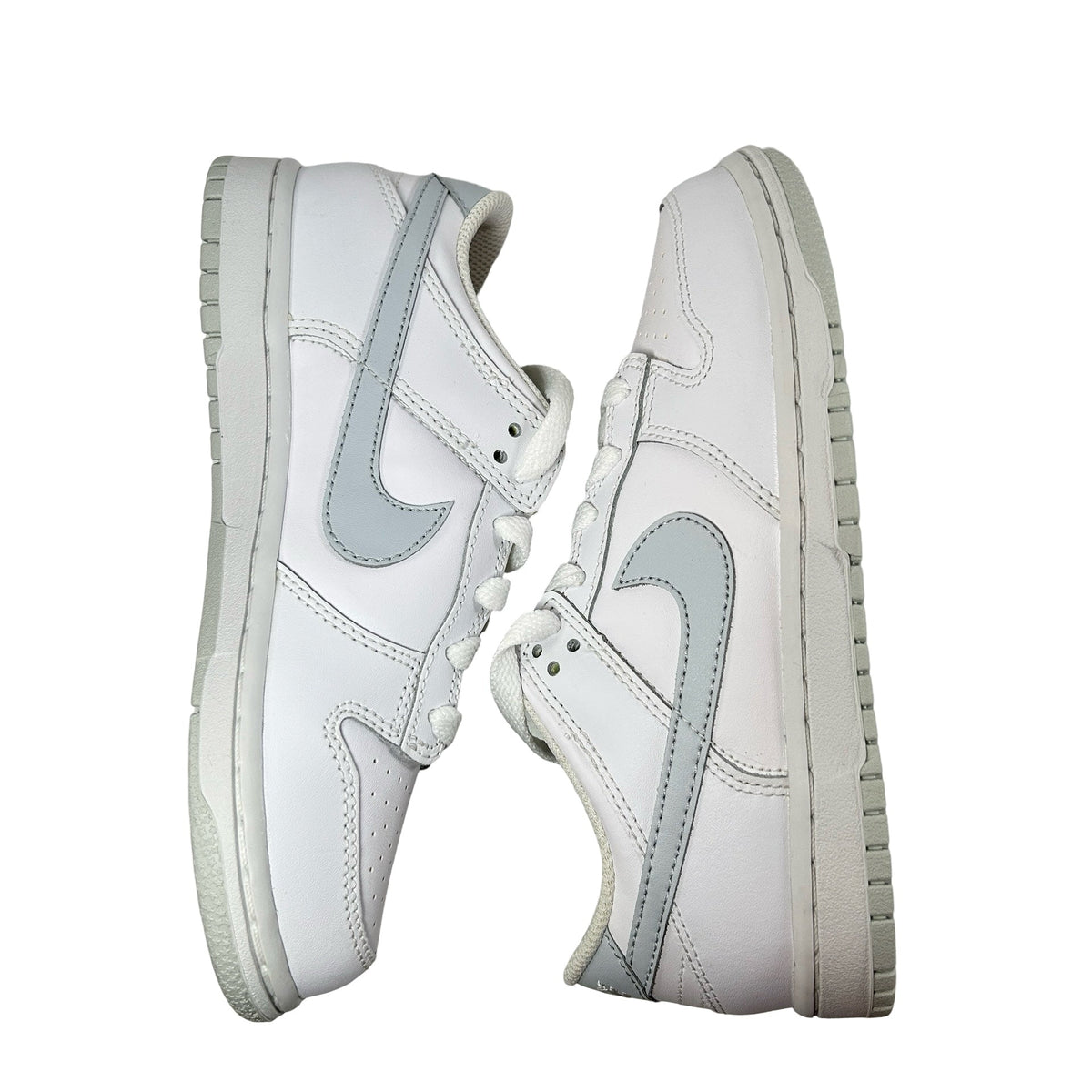DH9756 102 Nike Dunk Low White Pure Platinum (PS) [CONDITIONAL] - 2 Y (Yellowing Tongue)
