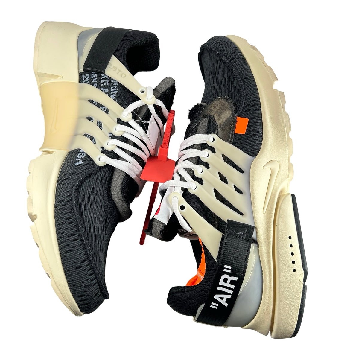AA3830 001 Nike Air Presto Off White [CONDITIONAL] - 13 M (Slight Swoosh Discoloration) (Missing Orange Laces)