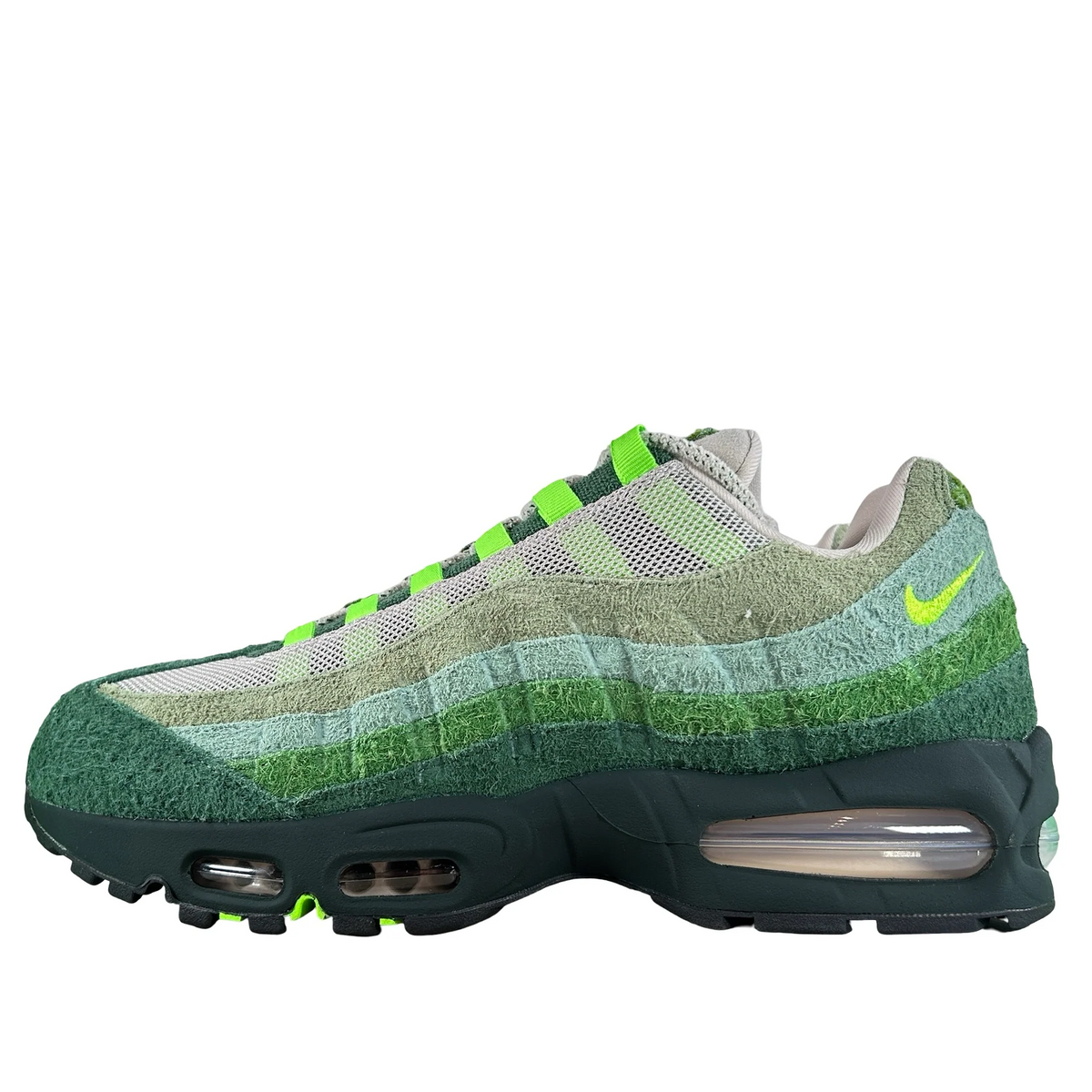 IQ3986 300 Nike Air Max 95 Big Bubble Ducks of a Feather Oregon Ducks The Woods