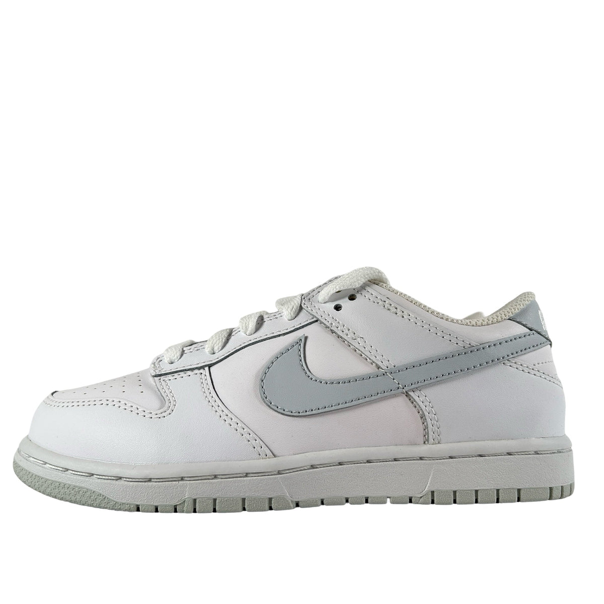 DH9756 102 Nike Dunk Low White Pure Platinum (PS) [CONDITIONAL] - 2 Y (Yellowing Tongue)