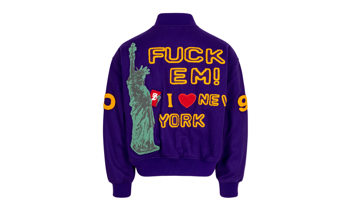 Supreme Tourist Varsity Jacket "Purple" SU23198