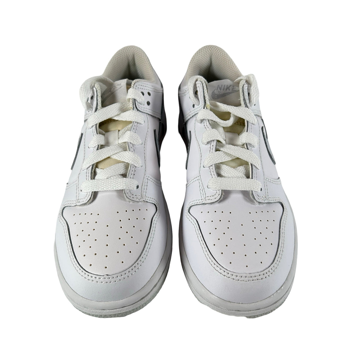 DH9756 102 Nike Dunk Low White Pure Platinum (PS) [CONDITIONAL] - 2 Y (Yellowing Tongue)