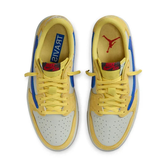 DZ4137 700 Air Jordan 1 Retro Low OG SP Travis Scott Canary (Women's)