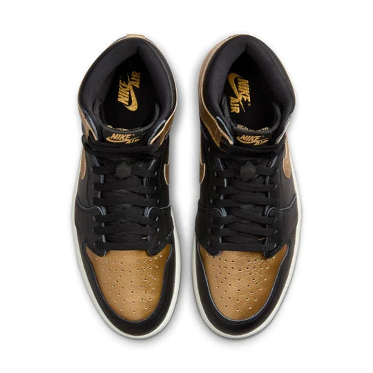 DZ5485 071 Air Jordan 1 Retro High OG Black Metallic Gold