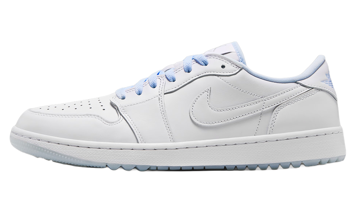 Air Jordan 1 Low Golf "White Hydrogen Blue Metallic Silver White" DD9315 122