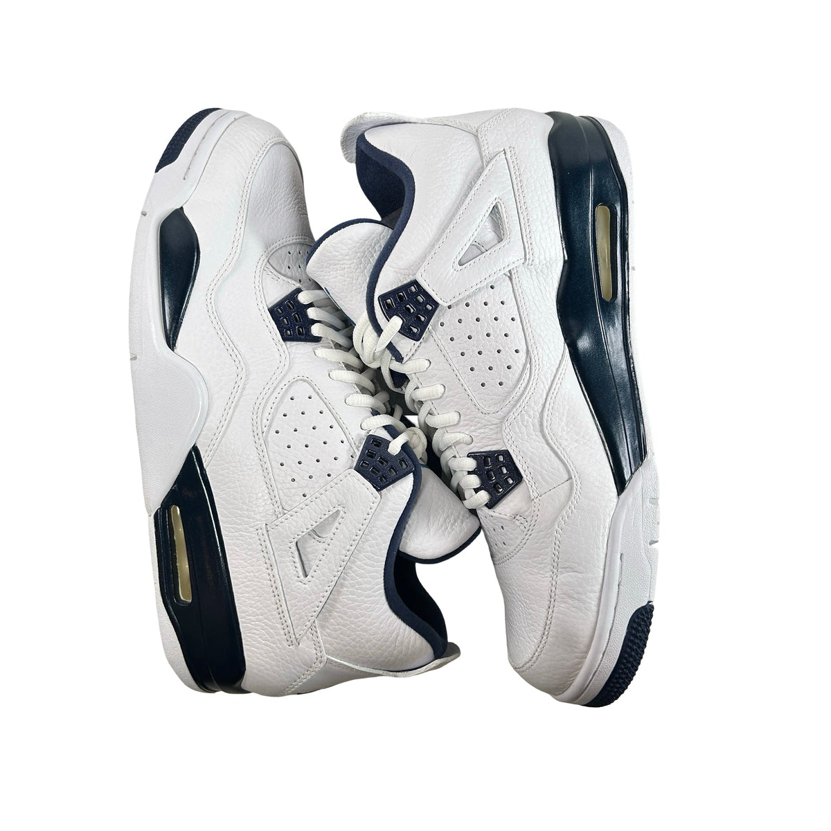 314254 107 Jordan 4 Retro Columbia (2015) [CONDITIONAL] - 11.5 M (Air Bubble Yellowing) (Damaged Lid)
