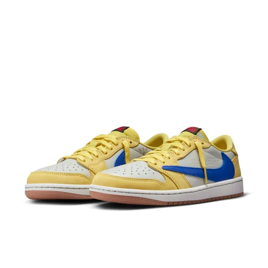DZ4137 700 Air Jordan 1 Retro Low OG SP Travis Scott Canary (Women's)