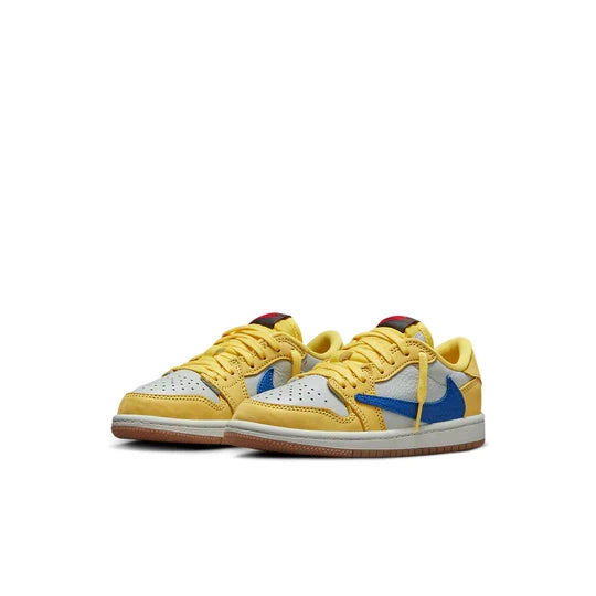 DZ5909 700 Air Jordan 1 Retro Low OG SP Travis Scott Canary (PS)